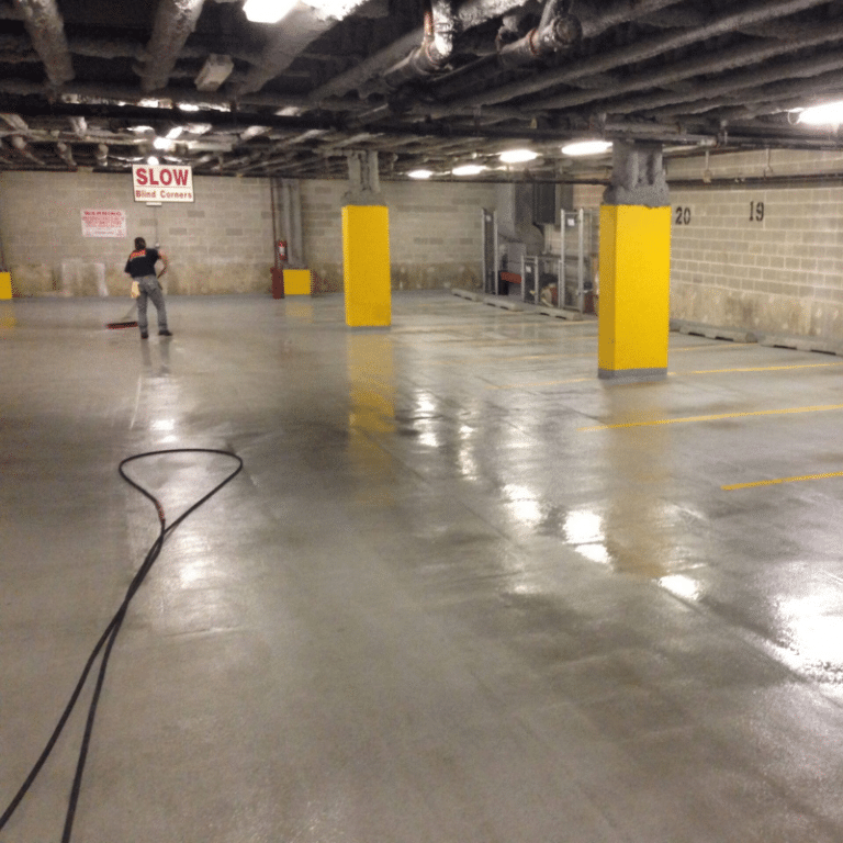 Parking Garage Pressure Washing Services in Biloxi, MS