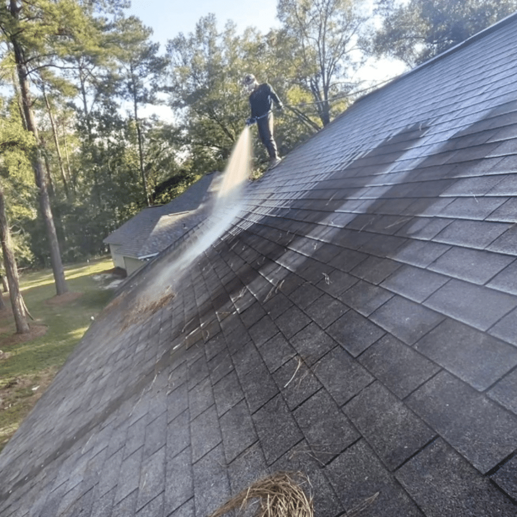 Roof Cleaning in Long Beach, MS